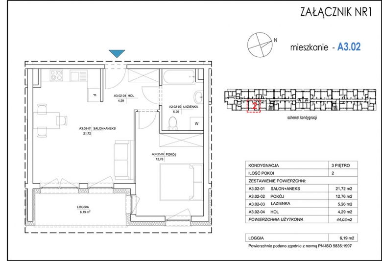 Apartament nr. A3.02